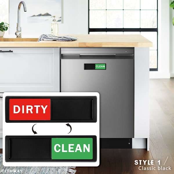 Cithway™ Dishwasher Clean/Dirty Magnet Sign