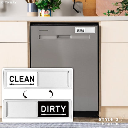 Cithway™ Dishwasher Clean/Dirty Magnet Sign